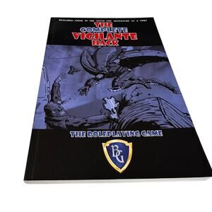 The Complete Vigilante Hack RPG Book LIMITED #81/100 Kickstarter Edition Signed